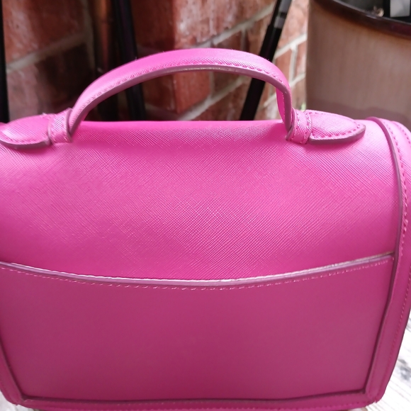 Betsey Johnson Vibrant Pink Crossbody Bag - Picture 5 of 7